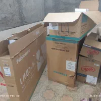 پنج عدد کارتن کولر و تلویزیون