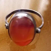 عقیق سرخ تیره یمنی