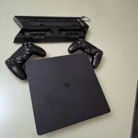 ps4 اسلیم یک ترابایت فول گیم (دو دسته)