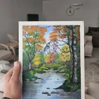حراج مجموعه ۱۰ تایی تابلو نقاشی آکریلیک روی بوم|تابلو، نقاشی، عکس|مشهد, شریف|دیوار