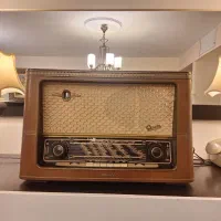 رادیو گرامافون استریو قدیمی لامپی عتیقه