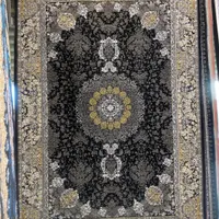 فرش ۱۰۰ تخته ترمه مشهد پتینه ابرنگی مناسب|فرش|تنکابن, |دیوار