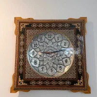 ساعت دیواری خاتم کاری