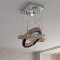 لوستر پذیرایی و اتاق خواب