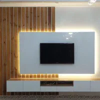 کابینت آشپزخانه و کمددیواری قفسه بندی باmdfوچوب|خدمات پیشه و مهارت|اردبیل, |دیوار