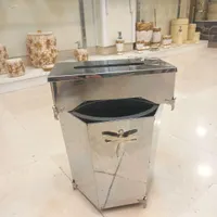 سطل دستمال استیل گل پروانه و سنجاقک|صنایع دستی و سایر لوازم تزئینی|تهران, شوش|دیوار