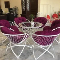 مبلمان باغ ویلایی، میز و صندلی ویلایی مدل مهتاب|میز و صندلی غذاخوری|خمینیشهر, |دیوار