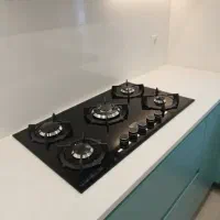 اجاق‌گاز صفحه ای شیشه ای ترموکوبل دار