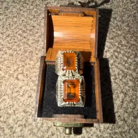 انگشتر توپاز رکاب دست