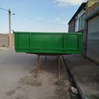 تریلی پشت تراکتوری|ماشین‌آلات صنعتی|شال, |دیوار