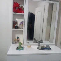 تخت خواب تکنفره جکدار با تشک و دراور6کشو با اینه