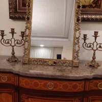 اینه و شمعدان برنزی