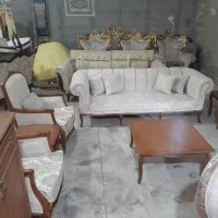 مبل ۳گل فرانسوی|مبلمان خانگی و میز عسلی|چهاردانگه (تهران), |دیوار
