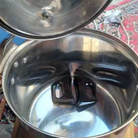 زودپز 8 لیتری آلومینیومی زرین اترک نو|ظروف پختوپز|ری, حمزهآباد|دیوار