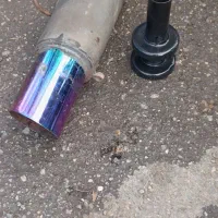 منبع اگزوز اسپرت هفت رنگ طرح هاوارد و سایلنسر دار