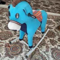 اسب الاکلنگی|اسباب‌بازی بچه|اصفهان, باغ فدک|دیوار