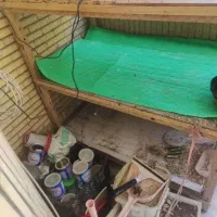 قفس چوبی ۲طبقه
