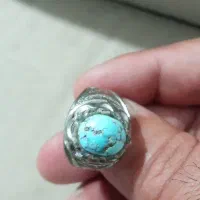 انگشتر فیروزه نیشابور و یه عددسنگ اصل