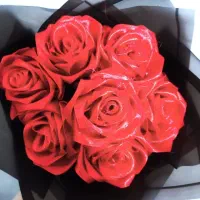 گل روبانی|گل مصنوعی|رباط‌کریم, رباط‌کریم|دیوار