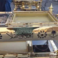 منقل استیل طلایی هیتر لمسی