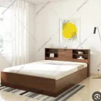 تخت خواب دو نفره چوبی