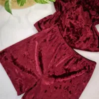 تاپ و شلوارک کبریتی و مخمل حراجی
