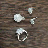 نیم ست نقره اصل ایتالیایی|جواهرات|یزد, |دیوار