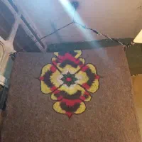 نمد دستباف پشمی|گلیم، جاجیم، گبه|اصفهان, نقش جهان|دیوار