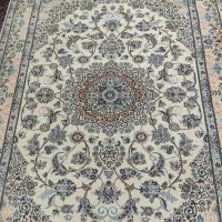 جفت فرش دستبافت نایین  ۶متری|فرش|اصفهان, باغ کاران|دیوار