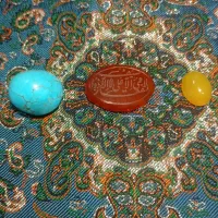 نگین انگشتر  فیروزه نیشابور وعقیق|جواهرات|کرمان, |دیوار