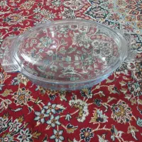 قابلمه پیرکس شعله مستقیم فرانسوی اصل حکاکی شده