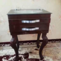میز چوبی دو کشو