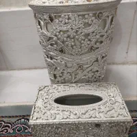 استند گل ـ میز اتو ـ ست جا دستمالی و سطل اشغالی