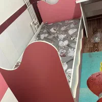 تخت کمد آینه بچه گانه