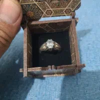انگشتر نقره توپازمعاوضه با سهره یا نقدی