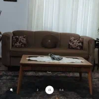 مبل جلومبلی و عسلی میز تلویزیون وگلدان ونی