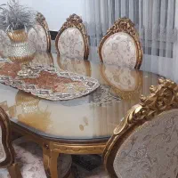 میز غذاخوری|میز و صندلی غذاخوری|قروه, |دیوار