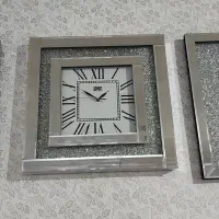 ساعت دیواری نقره ای|ساعت دیواری و تزئینی|کامیاران, |دیوار