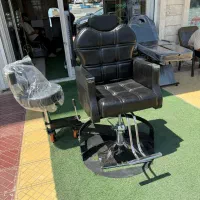 باربر صندلی باربر برقی و سینی گرد و مربع