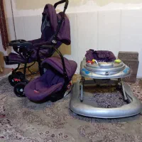 سرویس کالسکه نوزاد ست بنفش فوری