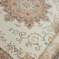 فرش گل ابریشم