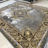 فرش ورساچه طوسی طلاکوب ۱۲ متری