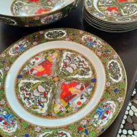 سرویس کریستال سیلیکا و گل مرغی