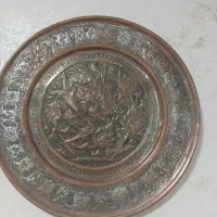 قاب سینی مسی عتیقه