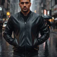 کاپشن چرم مردانه مدل Artim|لباس|یزد, |دیوار