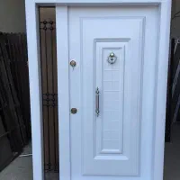 درب ضدسرقت دوقاب منبت کرکره برقی نرده استیل کدR006|مصالح و تجهیزات ساختمان|چالوس, |دیوار