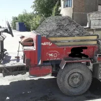حمل مصالح و نخاله با سه چرخه سه چرخ دامپر سه قل