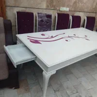 فروش ۲دست میز نهارخوری ۶نفره سالم|میز و صندلی غذاخوری|رودهن, |دیوار