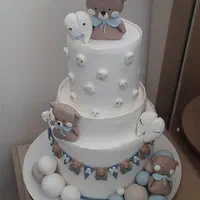 ماکت کیک  خرس تدی برای تولد و عکاسی