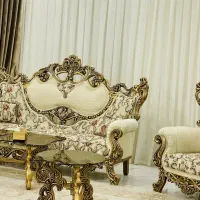 مبل سلطنتی 9 نفره در حد نو|مبلمان خانگی و میز عسلی|شیراز, عفیف‌آباد|دیوار